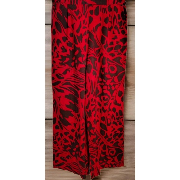 The Unbranded Brand Pants - Every Relax Pull On Pants Size L Wide Legs Pockets High Rise Linen/Rayon...